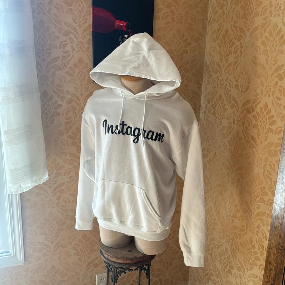 Instagram pullover hoodie (unisex)